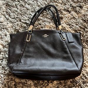 Coach purse chocolate brown